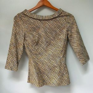 Boden 3/4 length sleeve 1950s inspired top